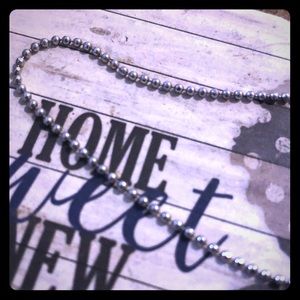 Sterling Silver 925 Disco Chain 1.5mm 16''